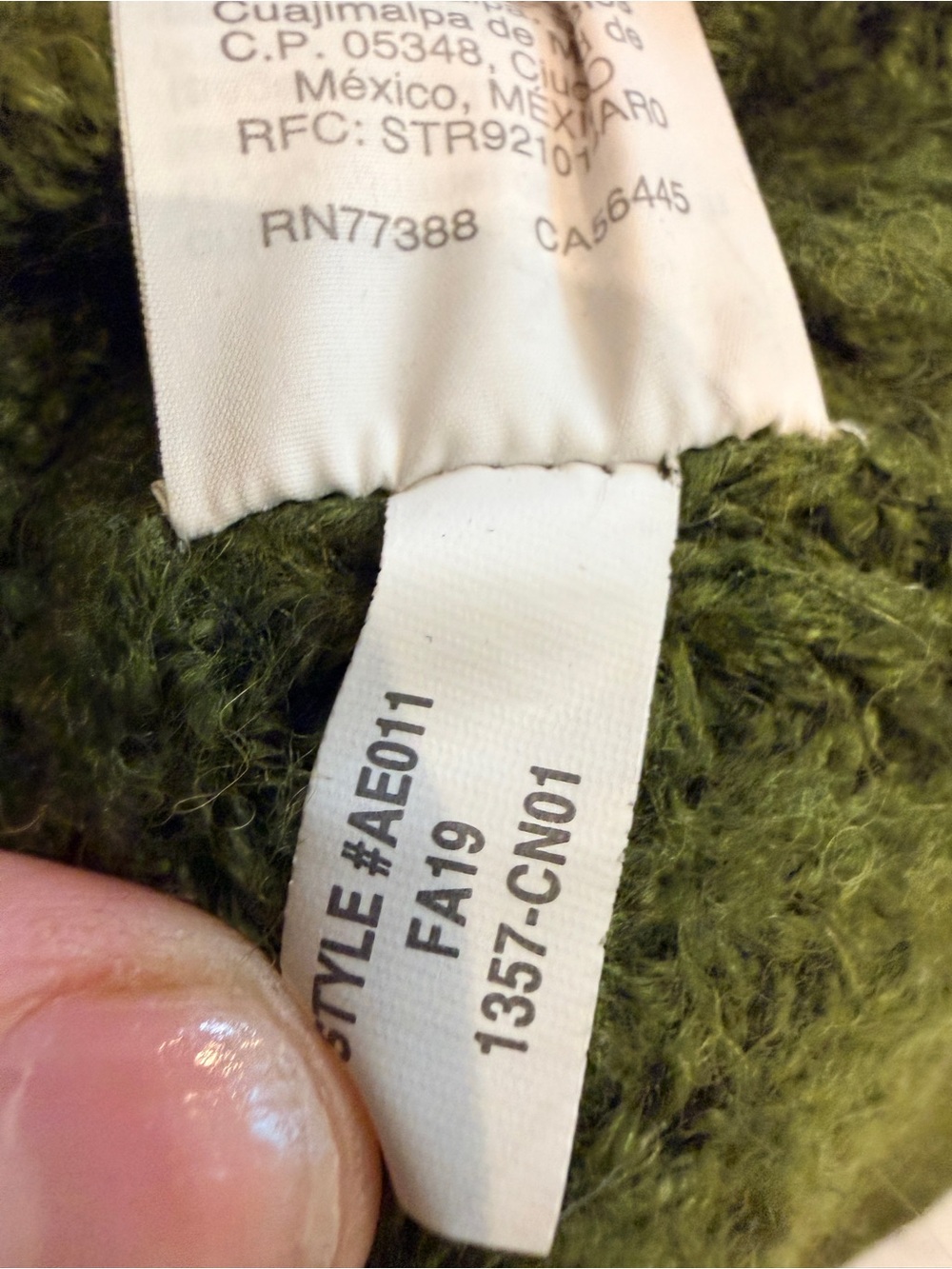 J.Crew Alpaca Blend Cable Knit Mockneck Sweater Olive Green Small - Picture 7 of 8